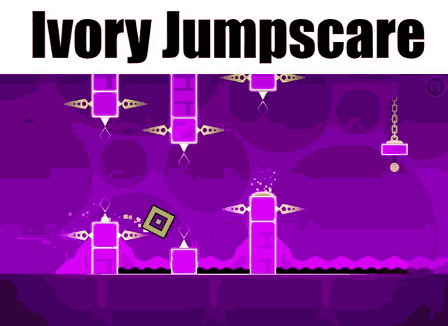a screen shot of a video game called ivory jumpscare