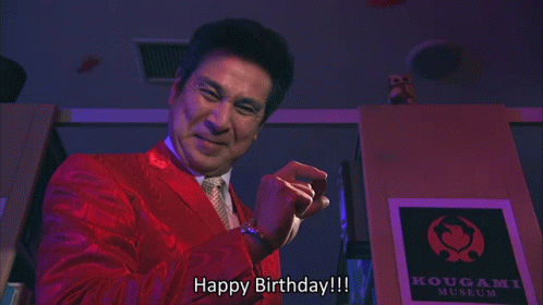 Kousei Kougami Happy Birthday GIF - Kousei Kougami Happy Birthday Kougami Foundation GIFs
