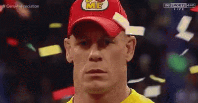 John Cena Confetti GIF - John Cena Confetti Confused GIFs