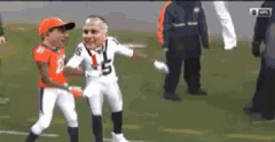 a cartoon of a football player with the number 15 on his jersey