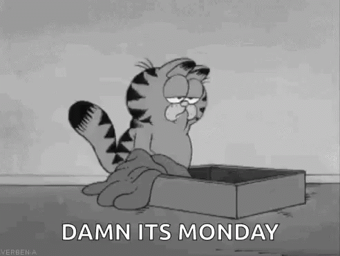 Garfield Sleep GIF - Garfield Sleep Monday GIFs