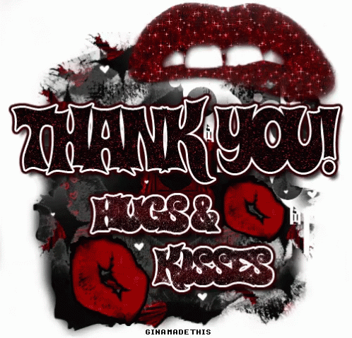 Thank You Hugs And Kisses GIF - Thank You Hugs And Kisses Glitter GIFs
