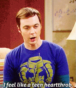 Heartthrob Sheldon GIF - Heartthrob Sheldon Big Bang Theory GIFs