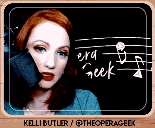 a picture of a woman with the name kelli butler at the top