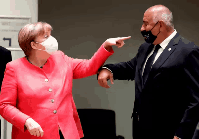 Merkel Borisov GIF - Merkel Borisov Poke GIFs