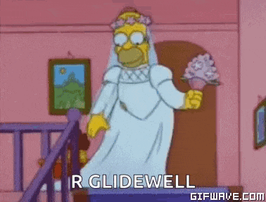 homer simpson is wearing a wedding dress and holding a bouquet of flowers