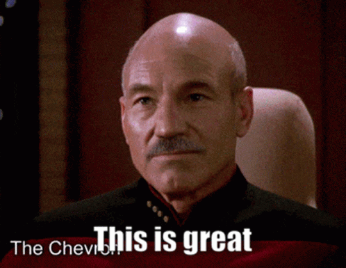 Captain Picard Great Star Trek GIF