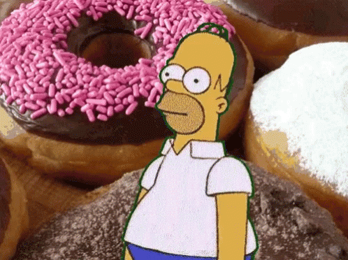 Donuts Homer Simpson GIF - Donuts Homer Simpson Disappear GIFs