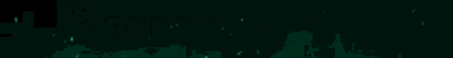 it looks like a lightning bolt coming out of a green light .