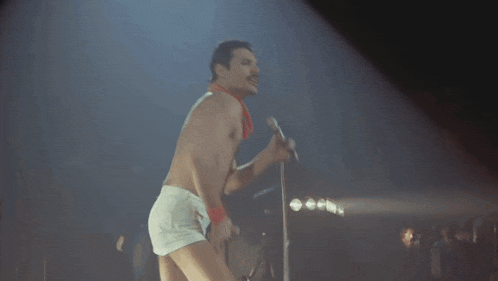 Freddie Mercury We Will Rock You GIF - Freddie Mercury We Will Rock You Queen GIFs