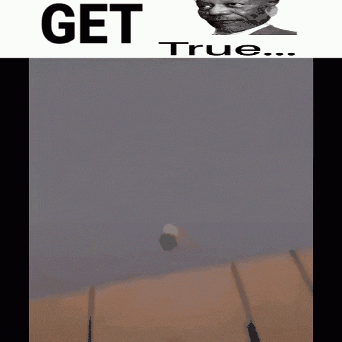 a picture of a teddy bear with the words get true on top
