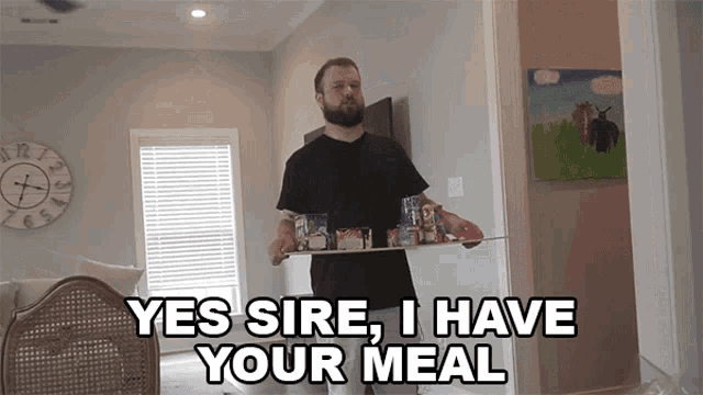 Yes Sire I Have Your Meal Reice Mitchell GIF