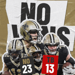 Tampa Bay Buccaneers (13) Vs. New Orleans Saints (23) Post Game GIF - Nfl National Football League Football League GIFs