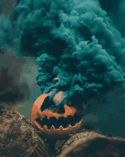 Halloween Pumpkin GIF - Halloween Pumpkin Smoke GIFs
