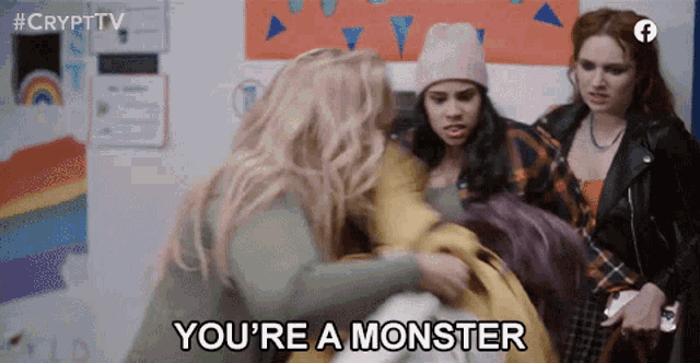 Youre A Monster Fighting GIF - Youre A Monster Fighting Combat GIFs