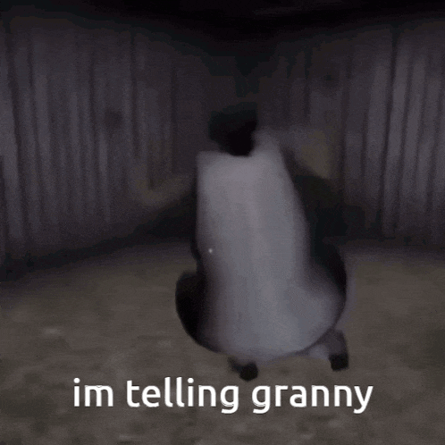 Im Telling Granny GIF