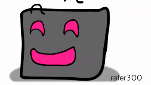 a drawing of a smiley face with the name rafer300 underneath it