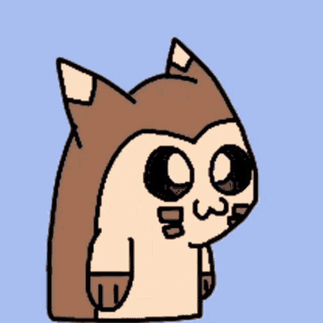 a cartoon drawing of a hedgehog with a smiley face