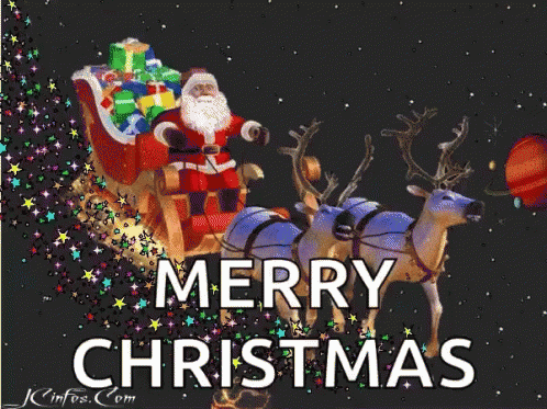 Santa Claus Is Coming To Town Reindeer GIF - Santa Claus Is Coming To Town Reindeer Christmas Lights GIFs