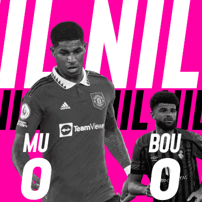 a black and white photo of two soccer players with the numbers 0 and 0 on the bottom