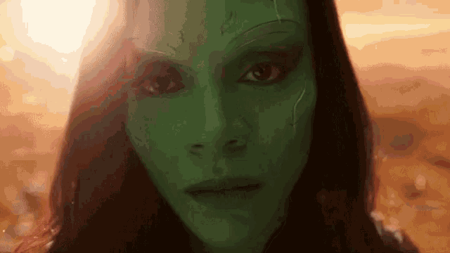 Gamora Really GIF - Gamora Really Guardians Of The Galaxy GIFs
