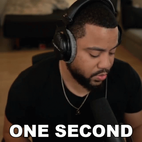 One Second Corey GIF - One Second Corey The Black Hokage GIFs