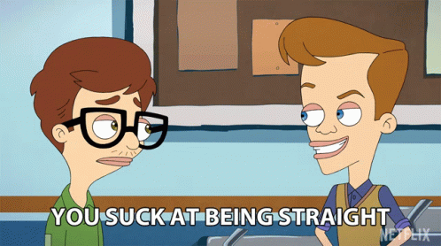 You Suck At Being Straight Awkward GIF - You Suck At Being Straight Awkward Weird GIFs