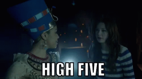 High Five! - Doctor Who GIF - Doctor Who Dr Who Amy Pond GIFs
