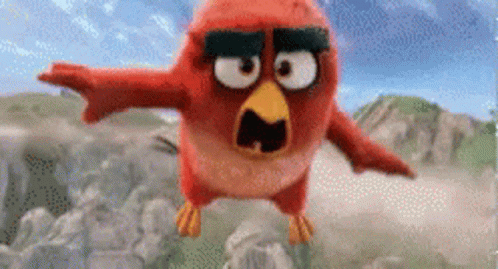 Angry Bird Scream GIF - Angry Bird Scream Flying GIFs