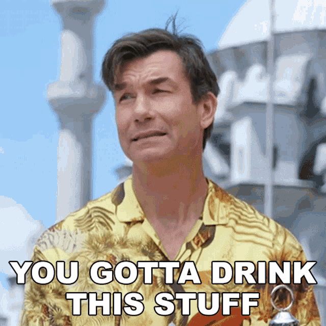 You Gotta Drink This Stuff Jerry Oconnell GIF - You Gotta Drink This Stuff Jerry Oconnell The Real Love Boat GIFs
