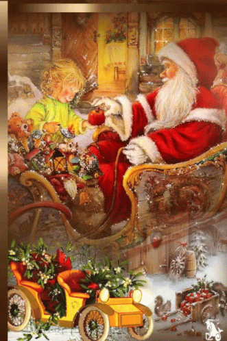 Santa Santa Clause GIF - Santa Santa Clause Sleigh GIFs