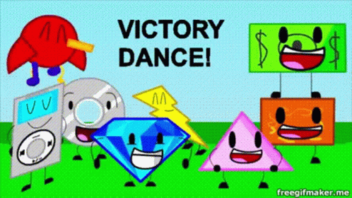 Inanimate Fightout Victory GIF - Inanimate Fightout Victory Victory Dance GIFs