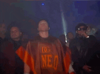 a man wearing boxing gloves and a jersey that says anell