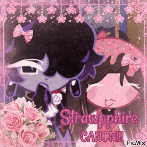 strawphire canon is written on the bottom of the picture
