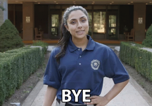 Bye Michelle Khare GIF - Bye Michelle Khare Challenge Accepted GIFs