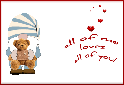Teddy Bear Gnome GIF - Teddy Bear Gnome Love GIFs