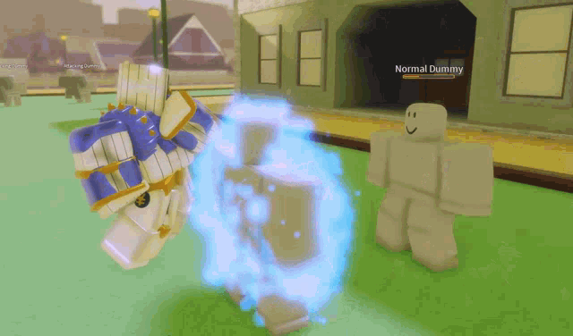 a screenshot of a video game shows a normal dummy