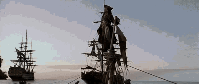 Jack Sparrow Sinking Ship GIF - Jack Sparrow Sinking Ship Sink GIFs