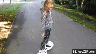Spin Spin Spin GIF - Spin Hoverboard Little Girl GIFs