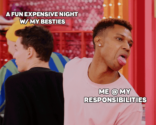 A Fun Expensive Night Out Or Responsibilities Xunami Muse GIF - A Fun Expensive Night Out Or Responsibilities Xunami Muse Rupaul’s Drag Race GIFs