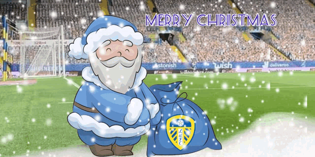 Leeds United Leeds Christmas GIF - Leeds United Leeds Christmas Leeds Santa GIFs