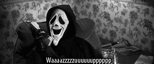 Wazza GIF - Scary Movie Wazzup Ghost Face GIFs
