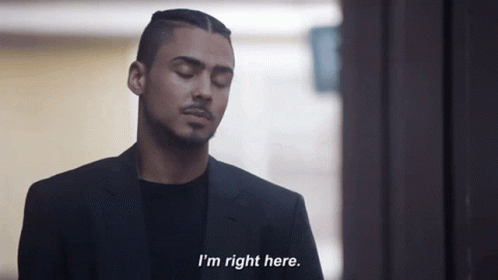 Quincy Quincy Taylor Brown GIF - Quincy Quincy Taylor Brown Im Right Here GIFs