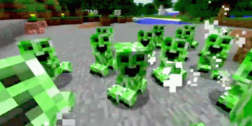 Minecraft Creeper GIF - Minecraft Creeper Attack GIFs