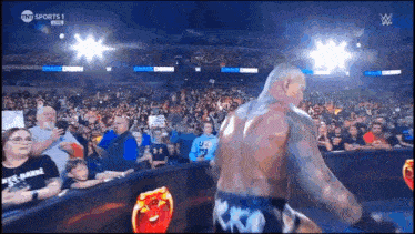 a wrestling match is being shown on tnt sports 1 live