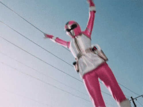 Pink Ranger Power Rangers GIF - Pink Ranger Power Rangers Split GIFs