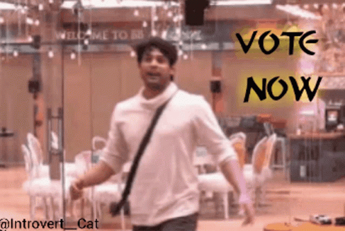 Sidharth Shukla Vote GIF - Sidharth Shukla Vote Vote Now GIFs