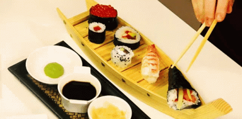 Sushi Japanese Food GIF