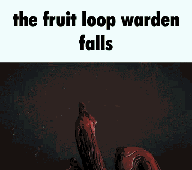 the fruit loop warden falls with a picture of a person