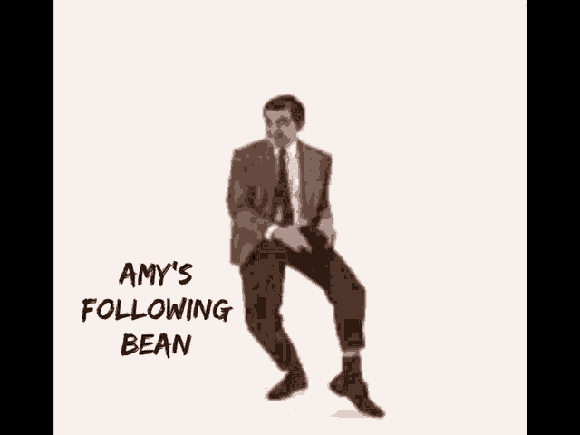 Amys Following Bean Mr Bean GIF - Amys Following Bean Mr Bean Dancing GIFs